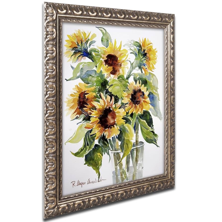 Harie Pere 水彩画 96/200 金色フレーム Harie Pere 水彩画 96/200