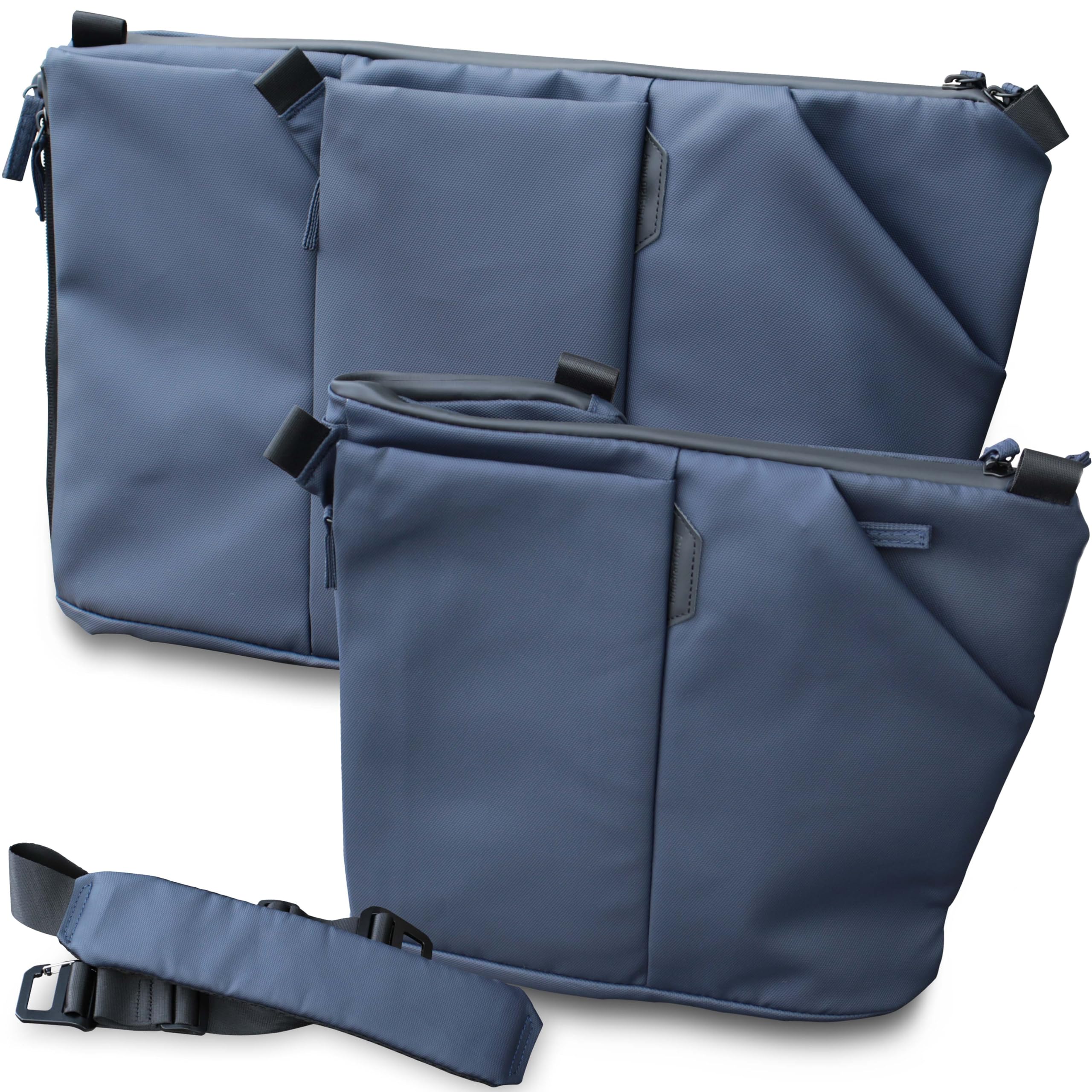 Vesty3.0 anti-theft 16 inch laptop messenger bag that transform into iPad size crossbody sling bag daypack