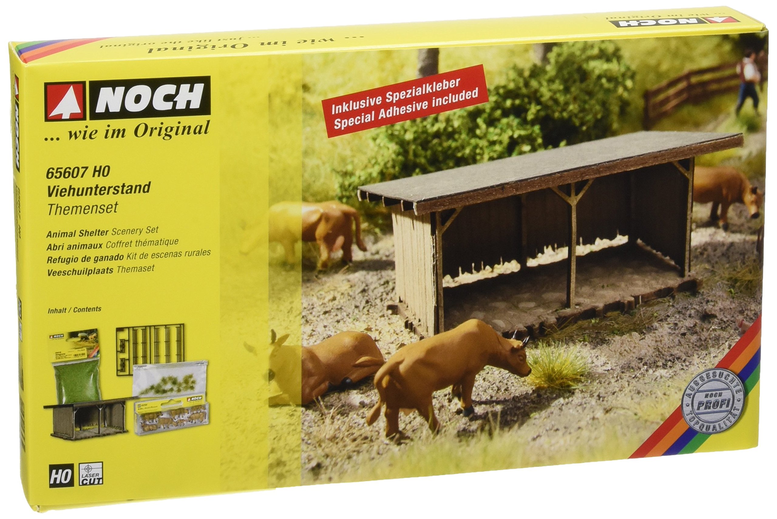 Noch 65607 Abri Animaux Solution Décor Prête à Poser pour Train Miniature HO