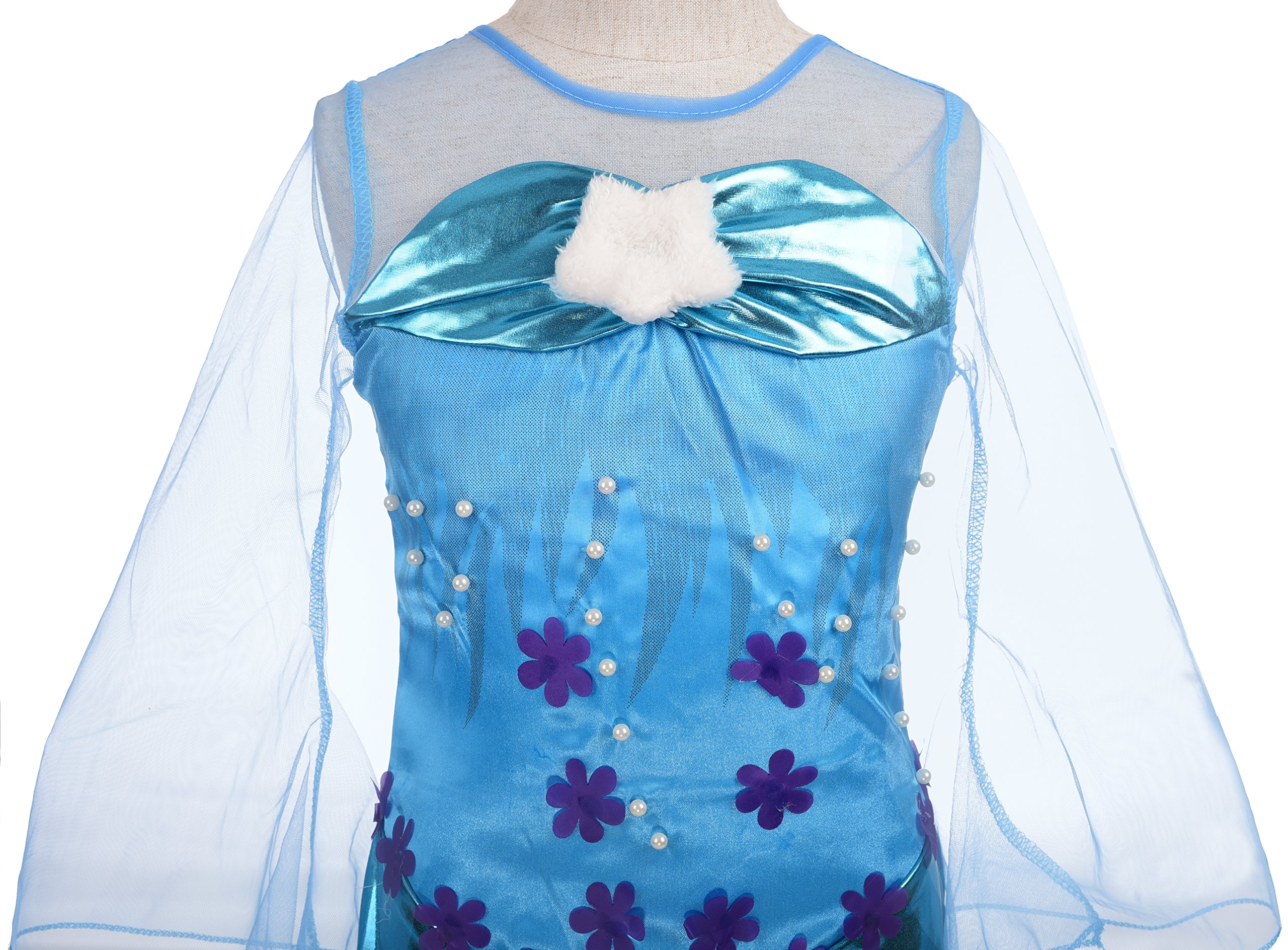 Lito Angels Prinses Kostuum Fancy Dress Up voor Peuter Meisjes, Verjaardagsfeest Outfit Maat 104 (Leeftijd 3-4 Jaar) (Markeringsnummer 100
