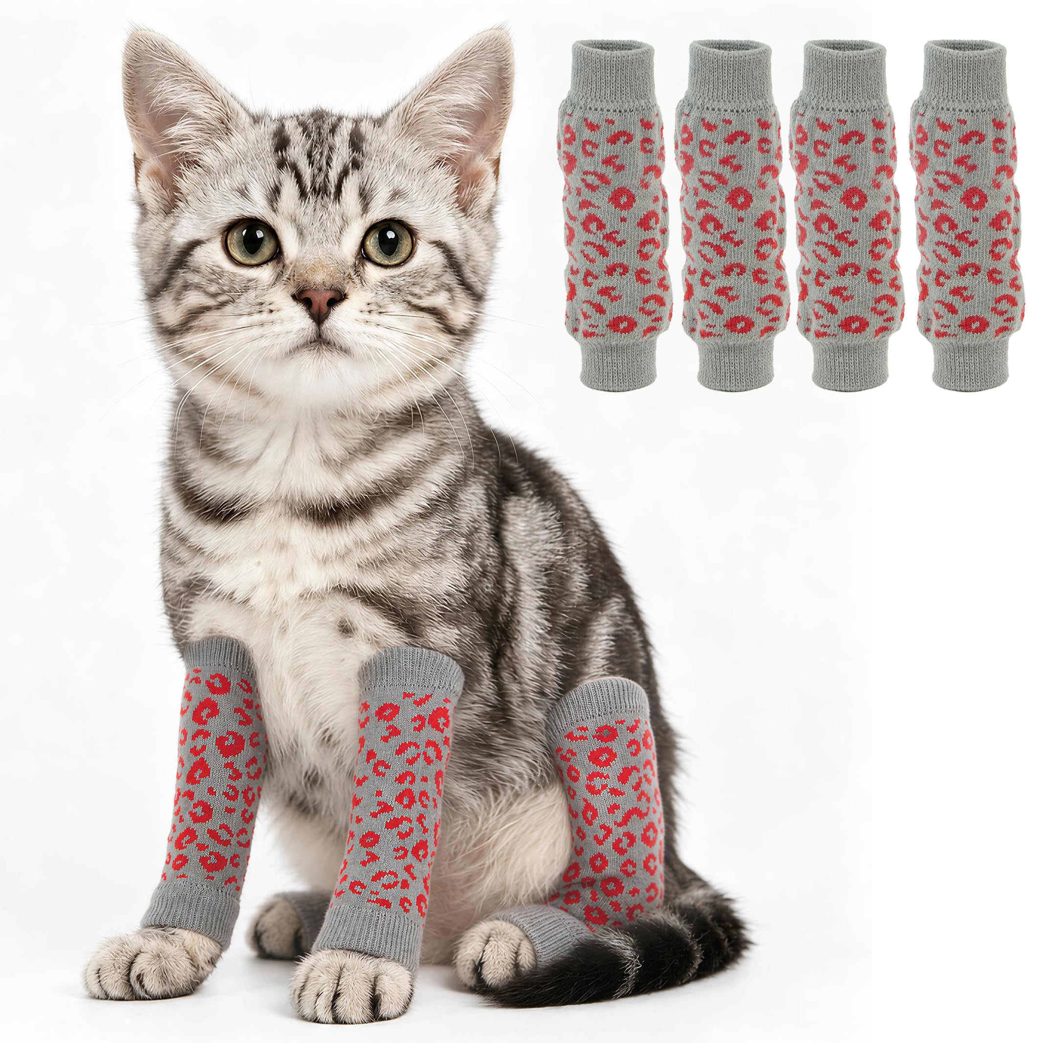 ROZKITCH 4PCS Dog Leg Covers to Prevent Licking &amp; Scrathing