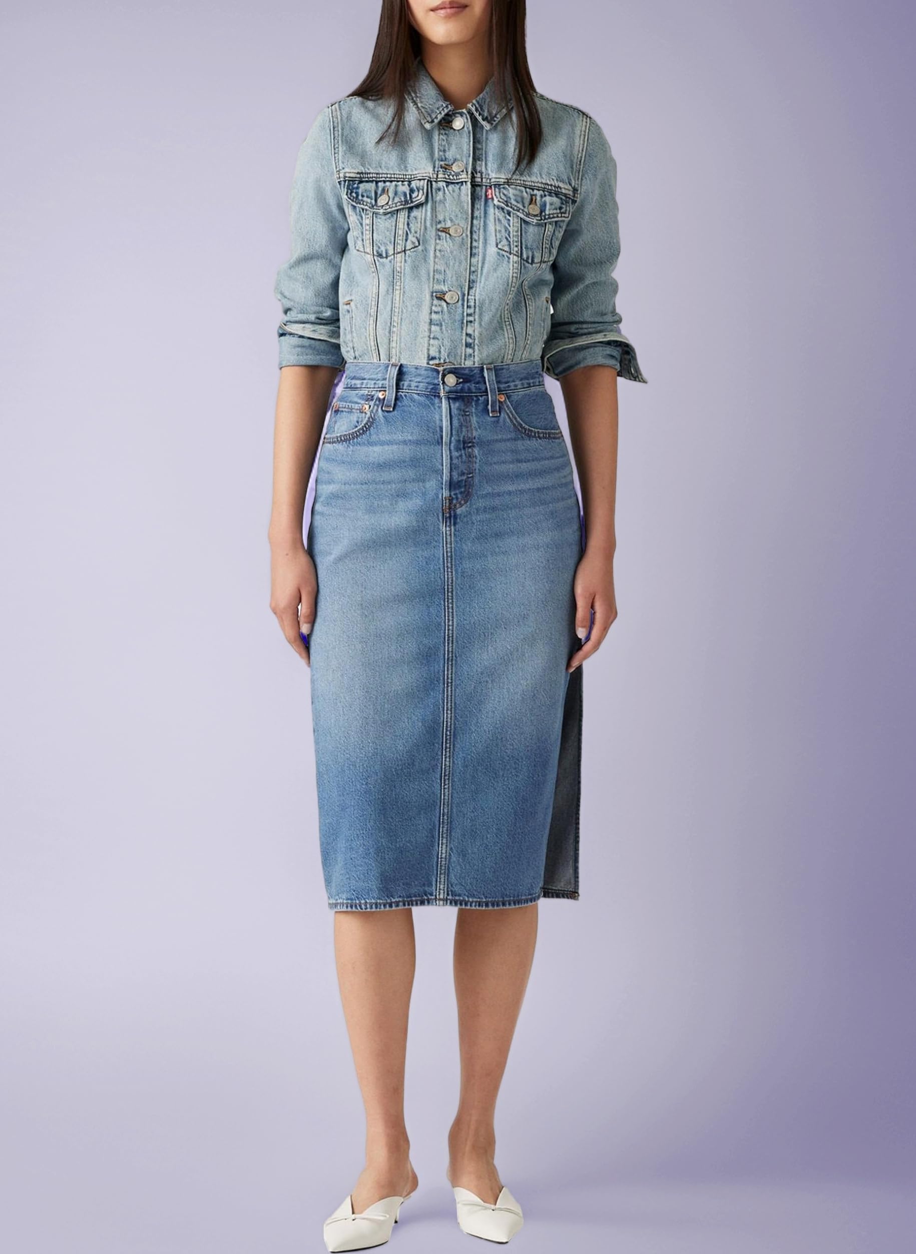 Women's Side Slit Skirt
