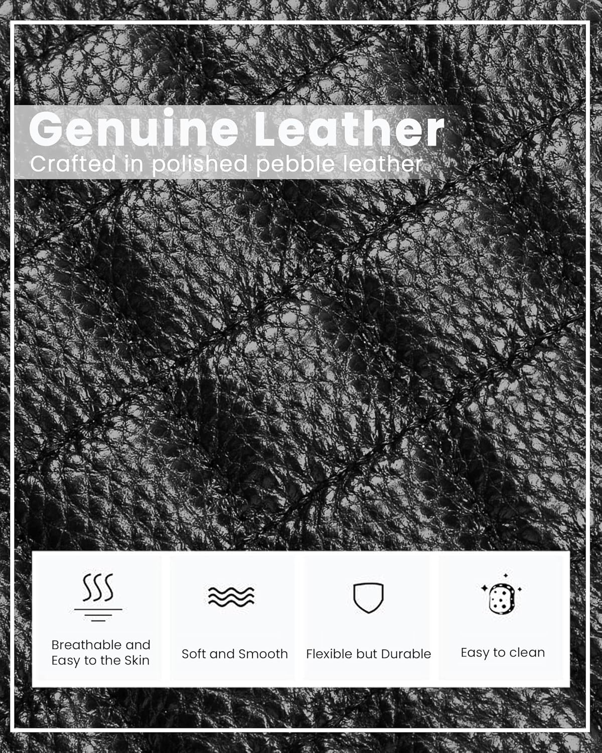 befen Genuine Leather Small Crossbody Bags for Women, Cell Phone Cross body Purse Bag with RFID Blocking Card Slots - Image 6