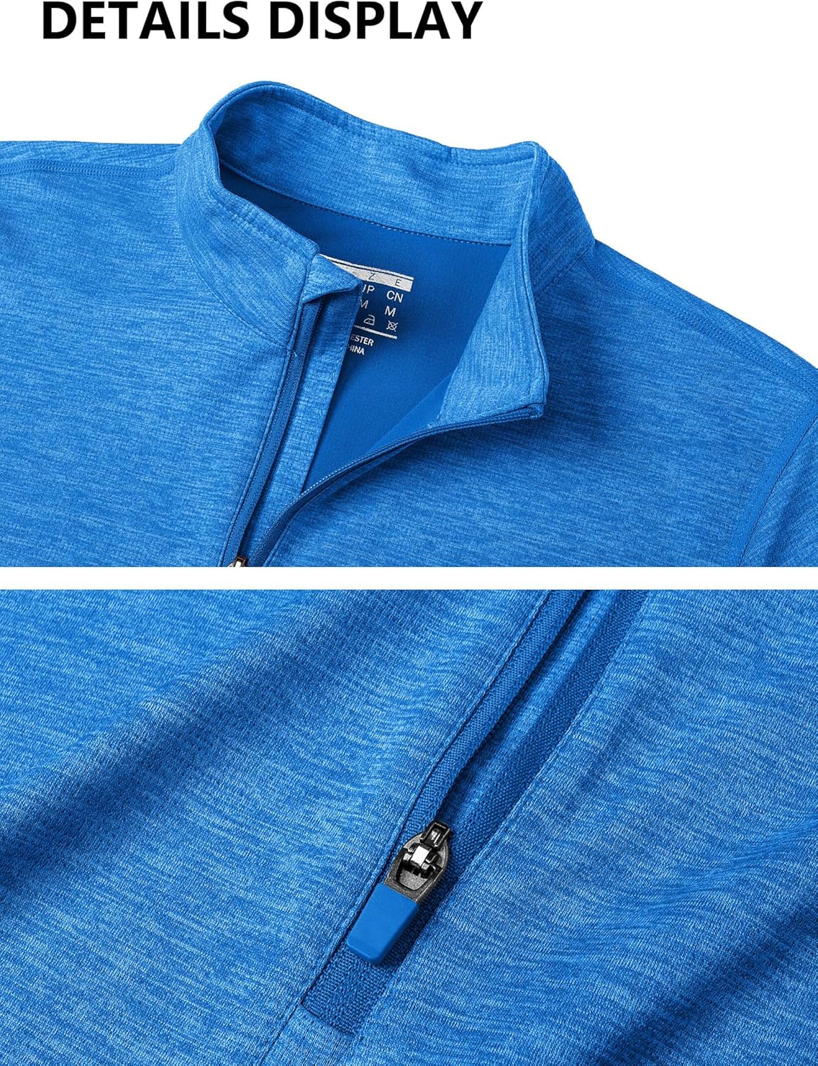 MAGCOMSEN Women's Long Sleeve Shirts 1/4 Zip Pullover UPF 50+ Quick Dry Workout Tops Running Athletic Hiking Shirts - Image 7