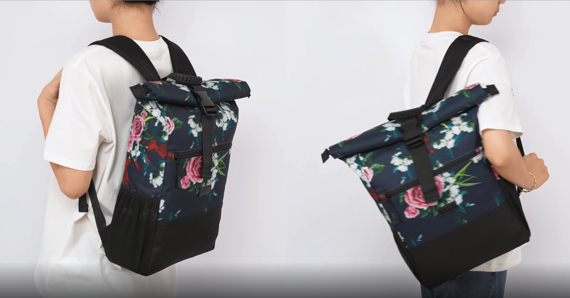 YTL Wasserdichter Rolltop Rucksack - Mit Laptopfach Für 17 Zoll & Diebstahlschutz