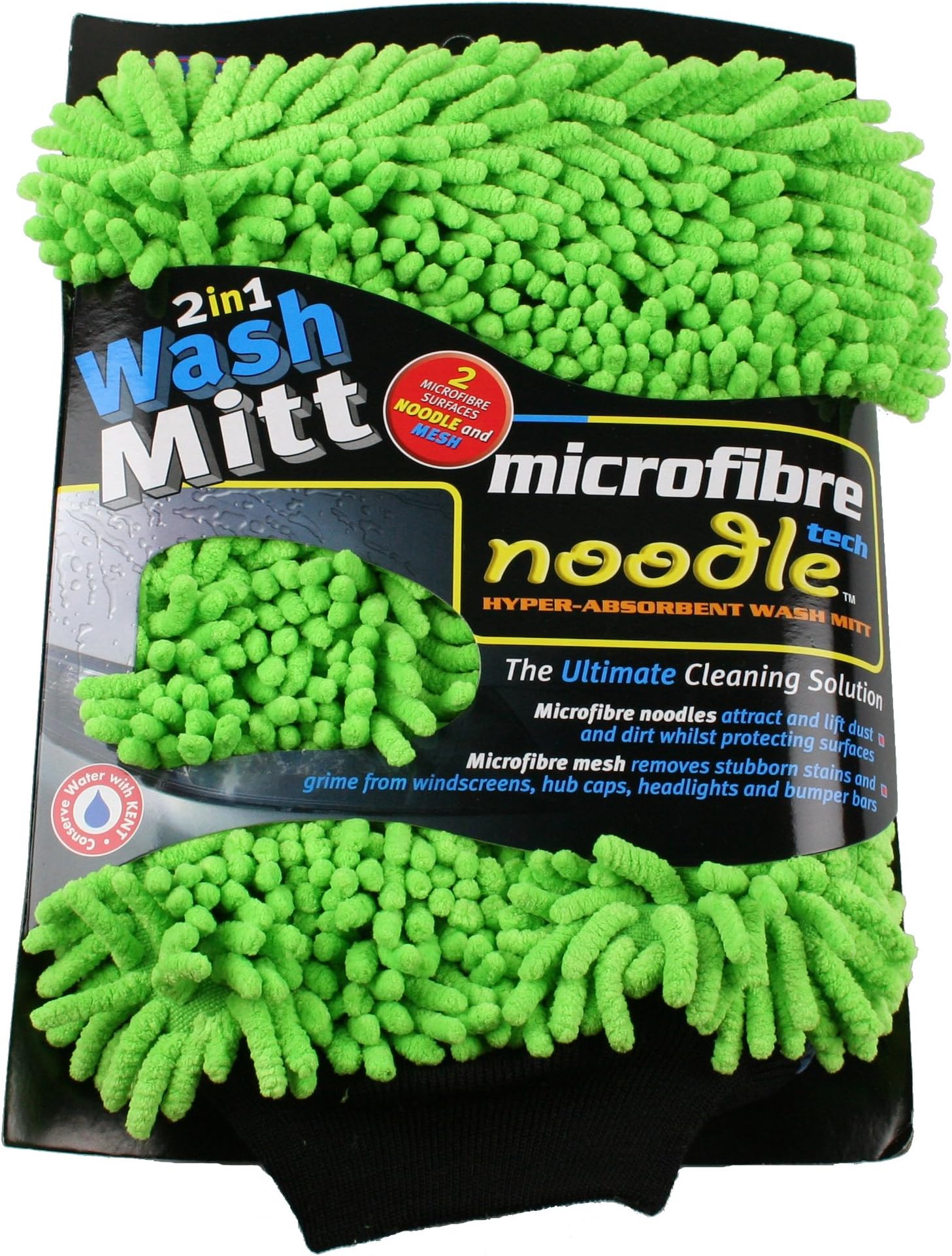 GKEQ2429 Microfibre Noodle Wash Mitt Colours May Vary
