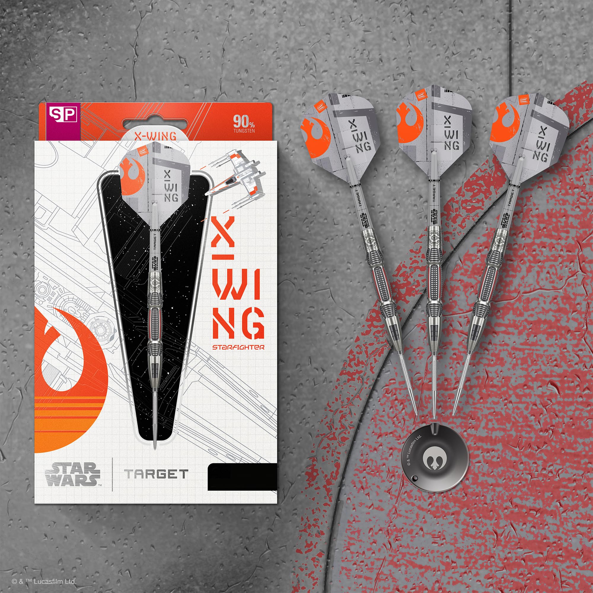 スターウォーズターゲットダーツ　日本未発売X-Wing 22g Amazon.com : Target Darts Star Wars X-Wing 90% Tungsten Steel Tip
