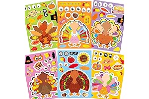 Joy Bang Thanksgiving Turkey Stickers