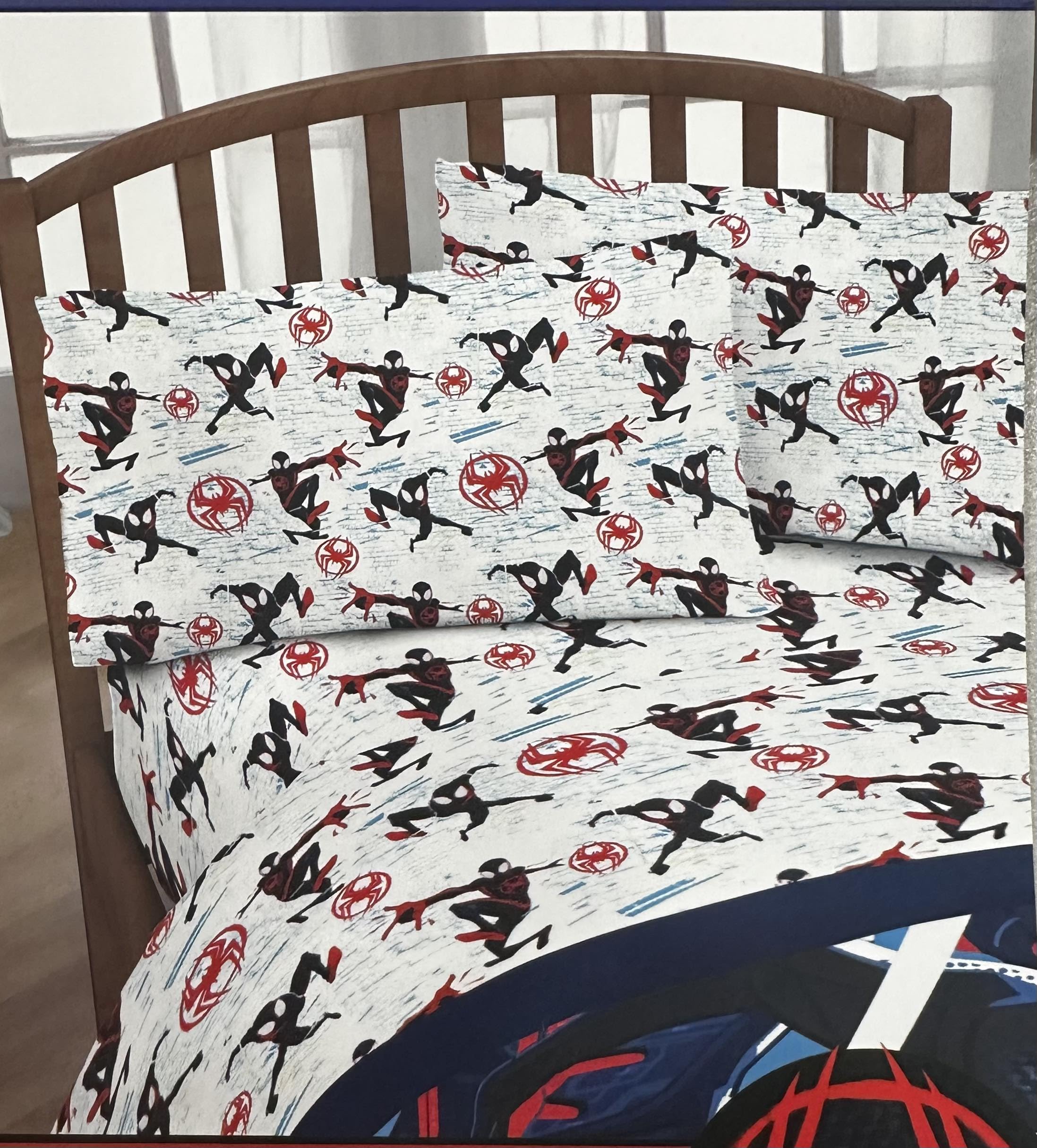 Spiderman Morales parure de lit 3 pièces le cadeau d'anniversaire idéal