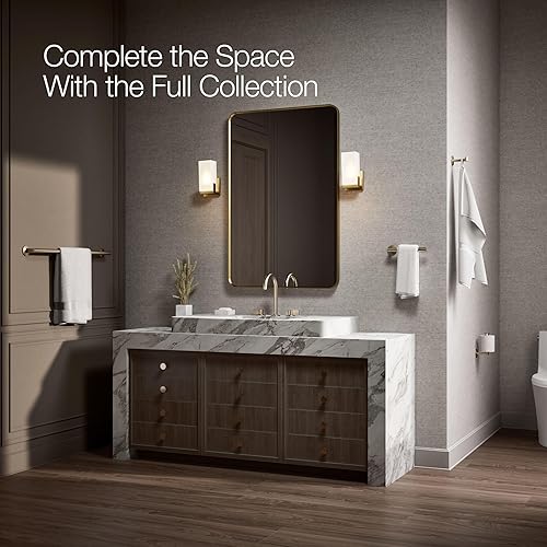 Miniatura 7 de KOHLER 78374-BV Components - Toallero de 30 pulgadas, color bronce cepillado vibrante