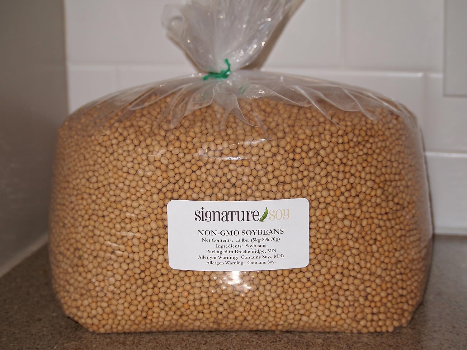 Signature Soy NON-GMO Soybeans for Natto 20 Lbs. FRESH CROP & Small Size Soybean!