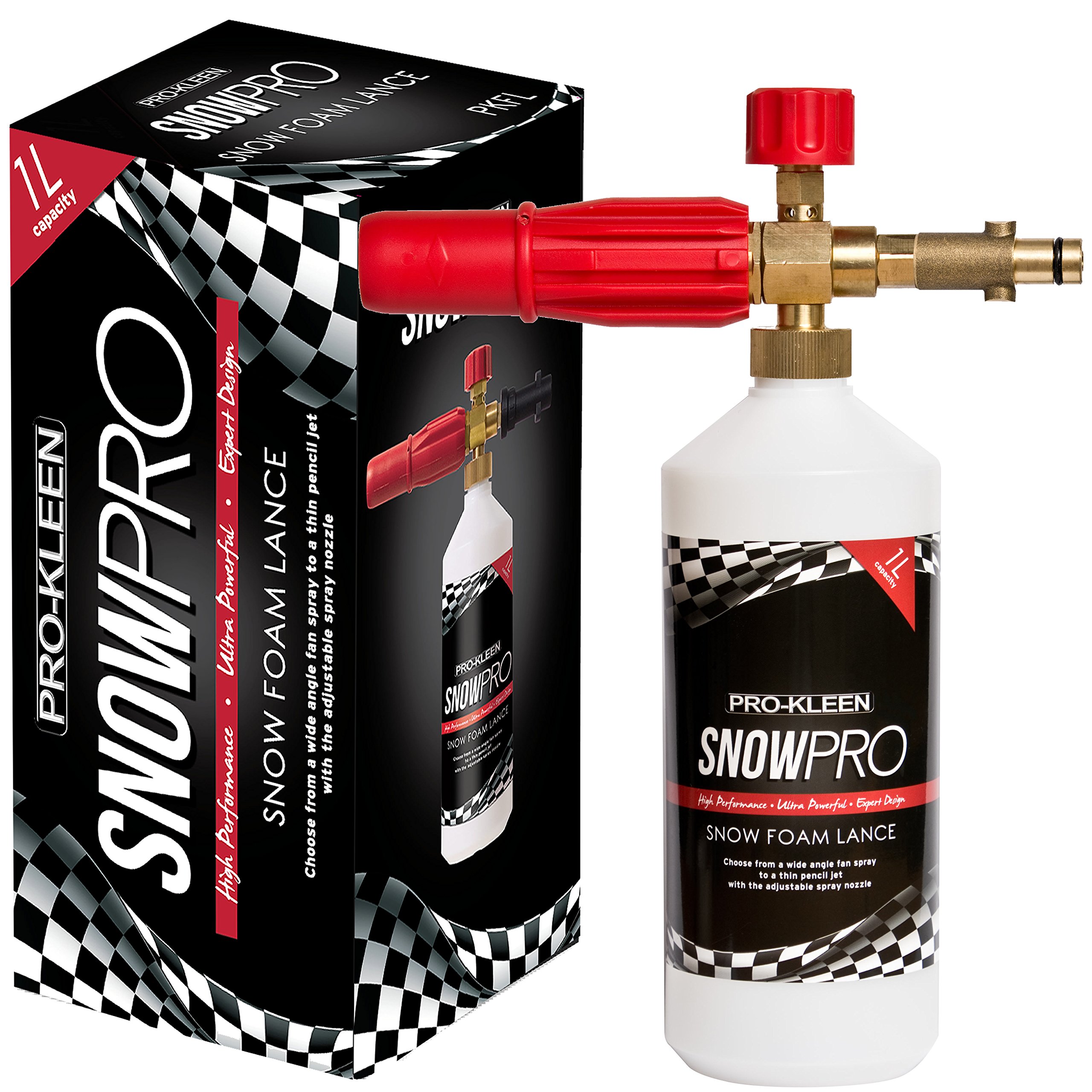 Pro-Kleen Snow Foam Lance For Use With Nilfisk Gerni Pressure Washers 1L Capacity