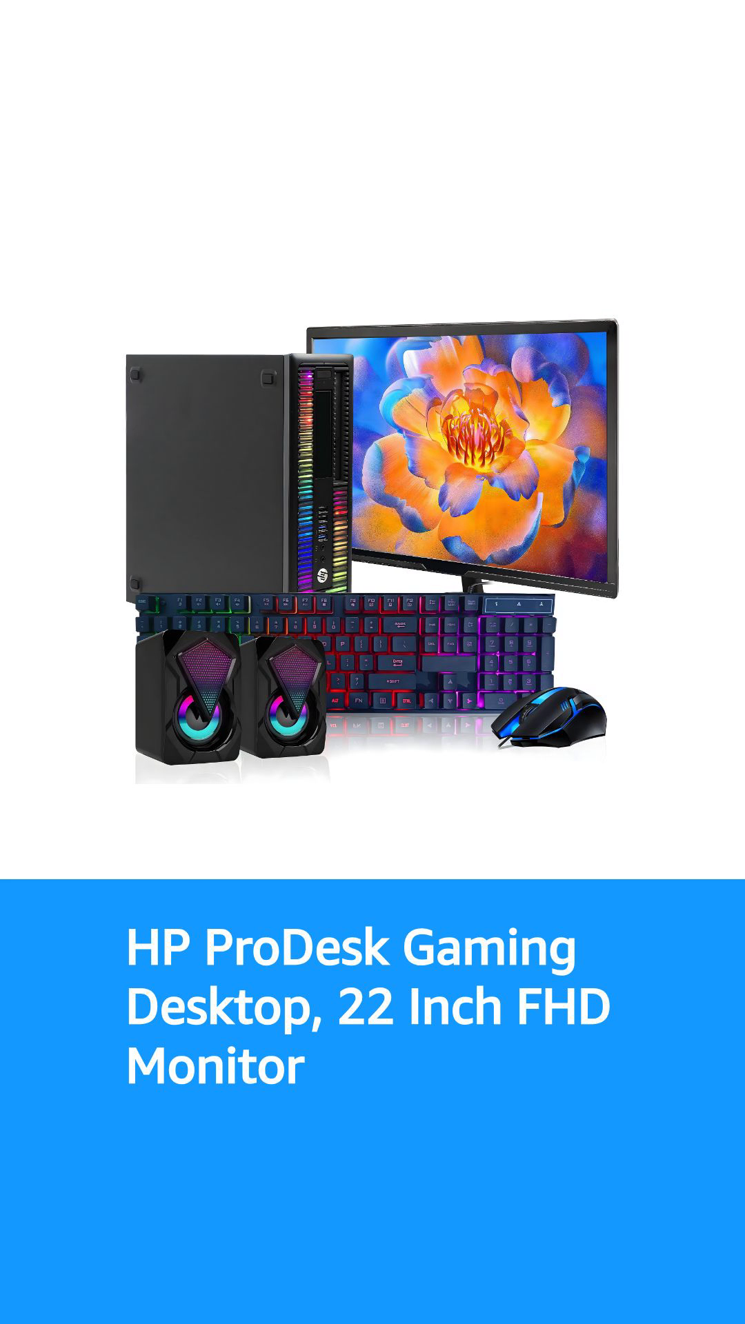 HP RGB Gaming Desktop PC, Intel Quad Core I7-6700 up to 4.0GHz