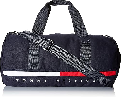 Tommy Hilfiger Bolsa de lona deportiva Tino Capitán del cielo, Surf the Web, th deep black, Manzana roja, Blazer azul marino/Multi