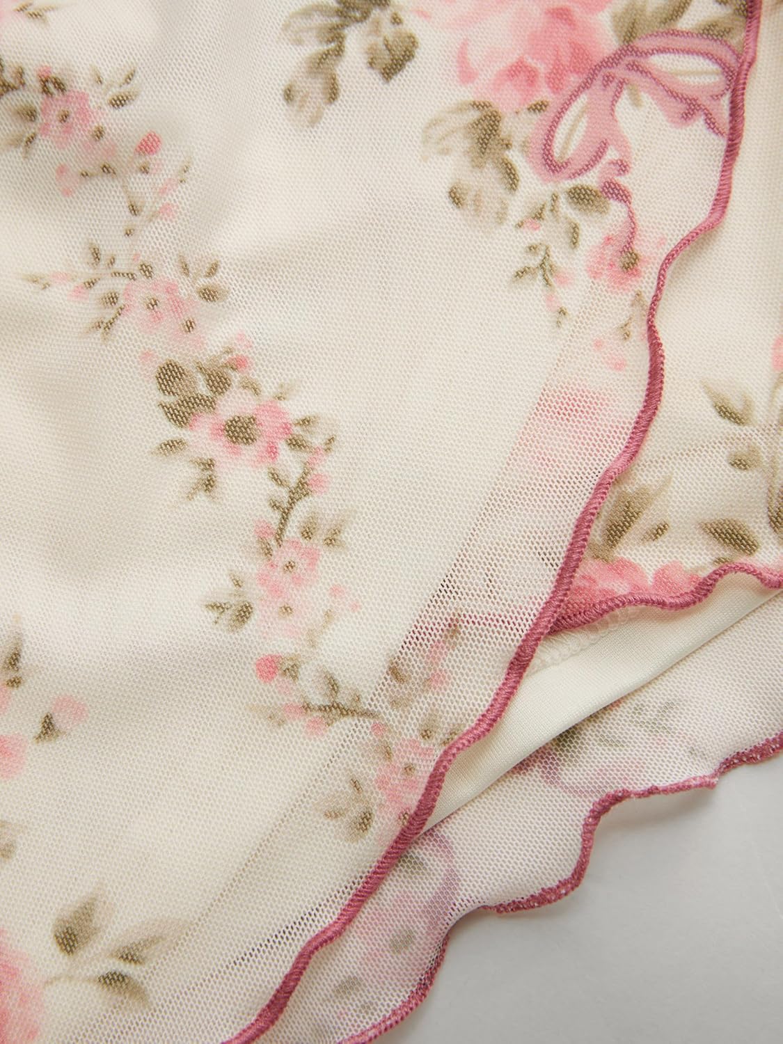 CIDER Square Neck Sleeveless Wrap Tank Tops for Women Tie Front Cute Floral Peplum Tops Summer Vacation Outfit - Image 7