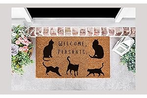 Welcome Peasants Cat Doormat