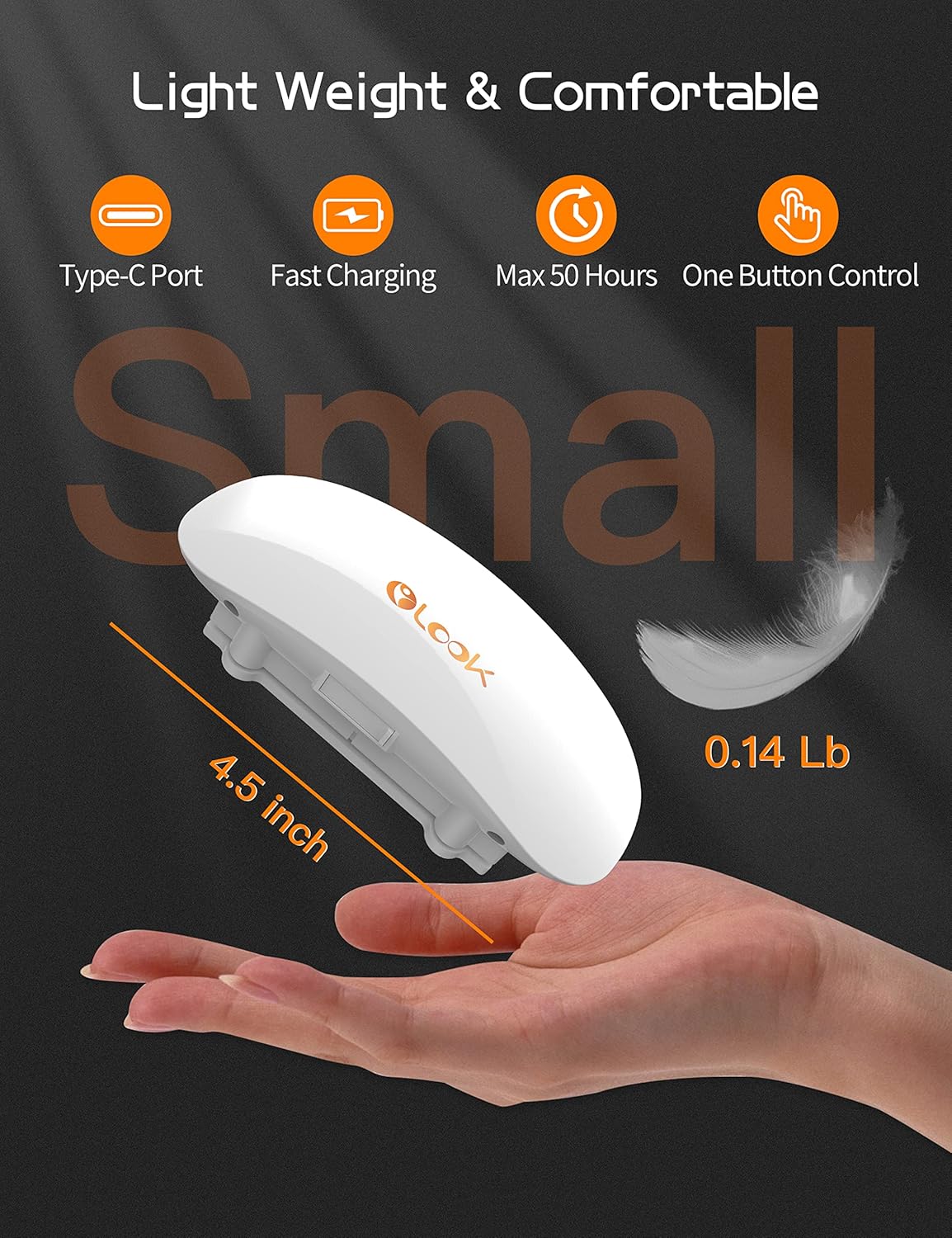 60% Off Discount Olook Rechargeable Running Lights for Runners Multicolor LED Reflective Running Vest, Enhanced Non-Slip and Adjustable Lighting Tube, Light Up Running Vest with Lights for Cycling, Orange