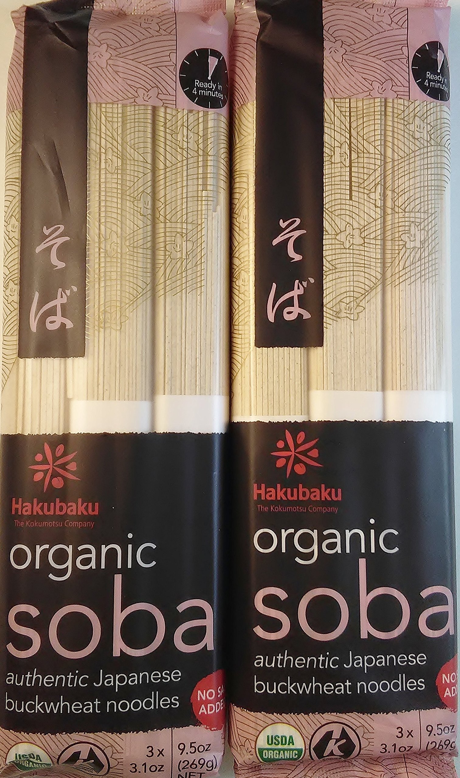 Amazon.com : Hakubaku, Organic Soba, 9.5 oz (269 g) - 2pcs