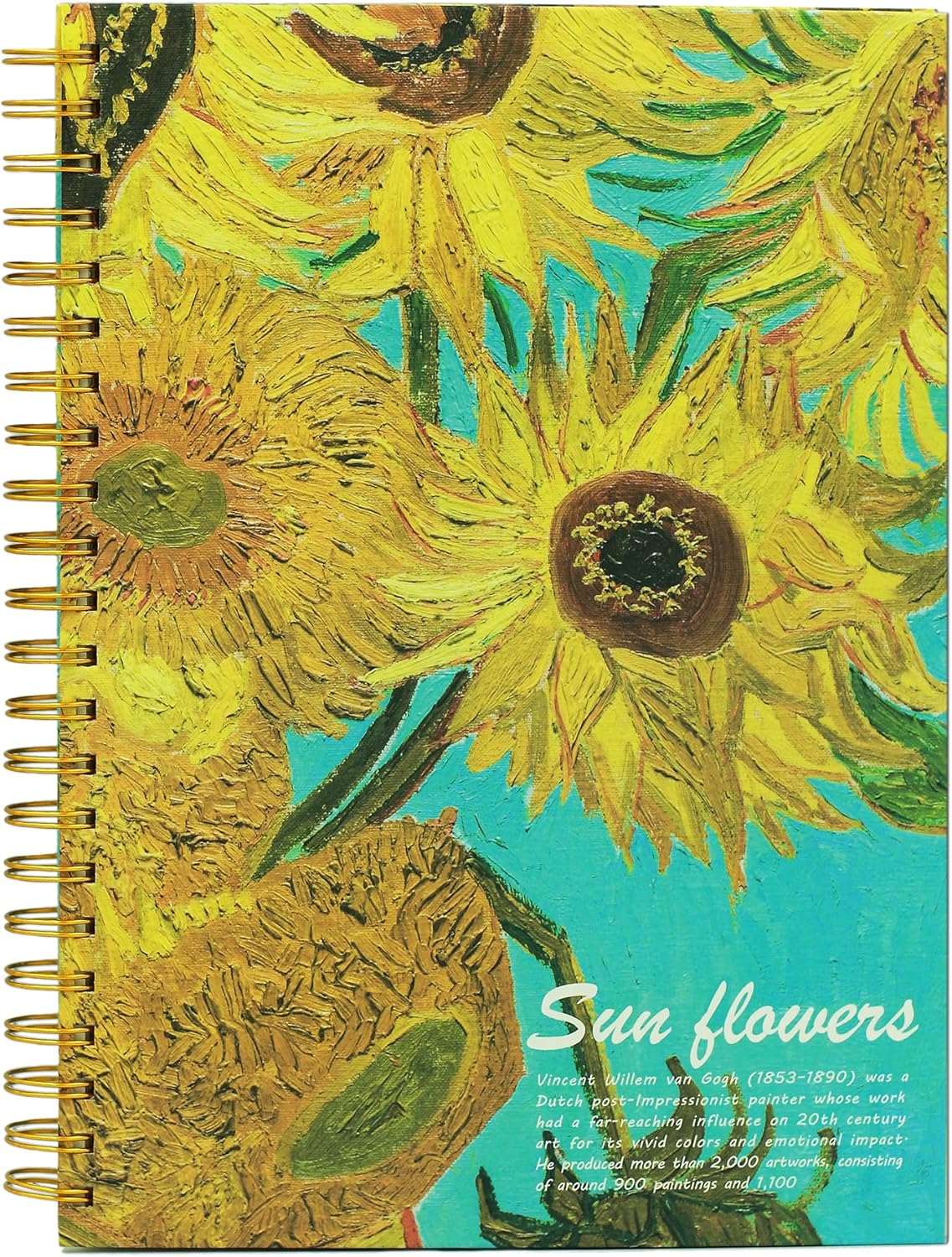 A4 Spiral-Bound Sketchbook，SuyuanArt Sketch Paper Pad, 120 Pages (60sheets) of Premium 160 GSM Smooth Thick Paper, Mixed Media Sketch Book Drawing and Sketching for Kids Adults