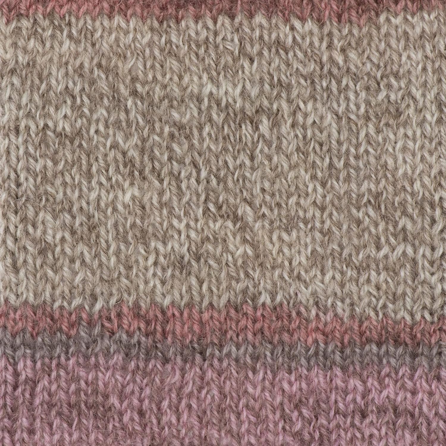Patons Kroy Socks Yarn 2-Pack Bundle with Bella's Crafts Stitch Markers (Brown Rose Marl) image 4