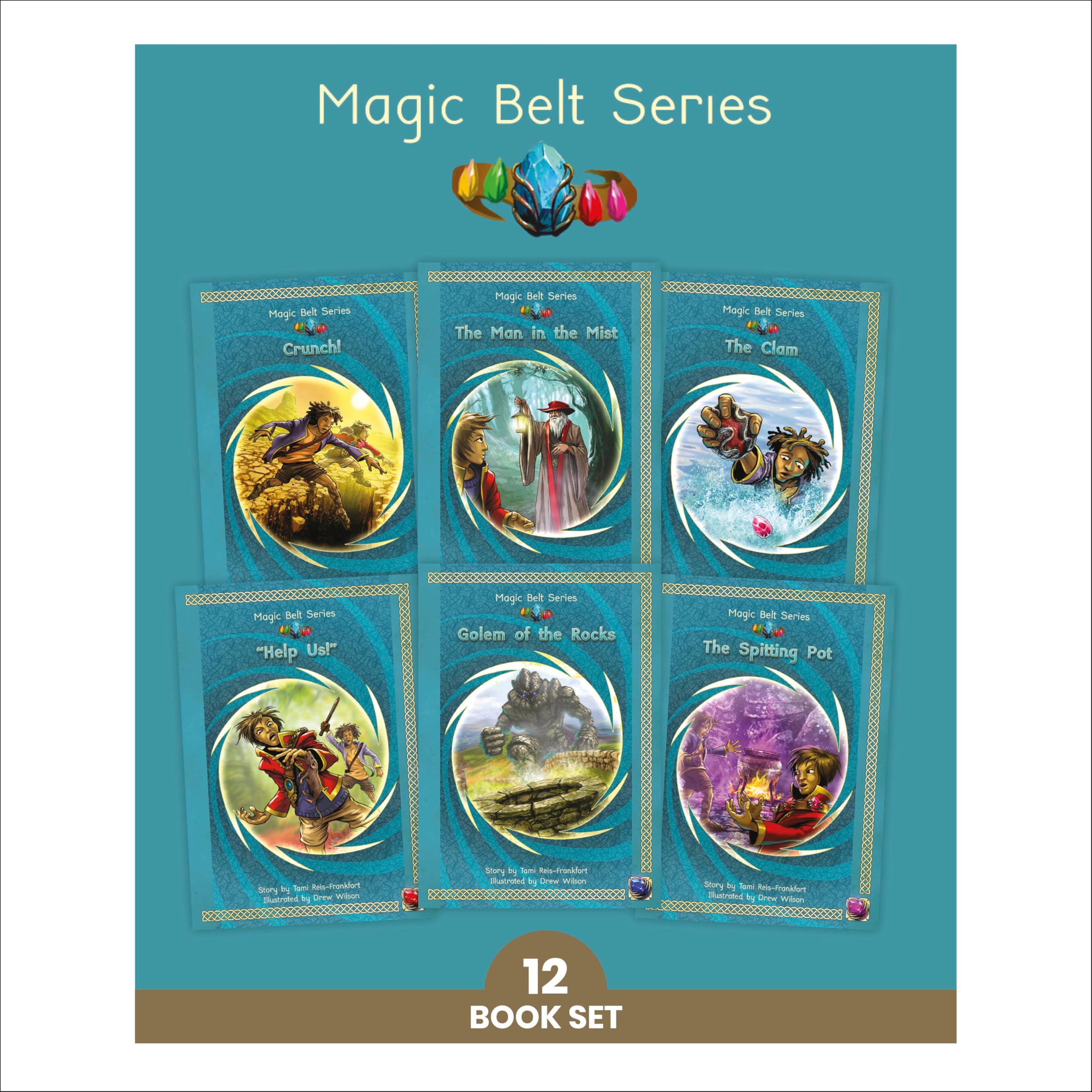 Phonic Books Magic Belt Decodable Books for Older Readers (CVC, Consonant Blends and Consonant Teams) (Phonic Books Catch-Up Decodable Readers)