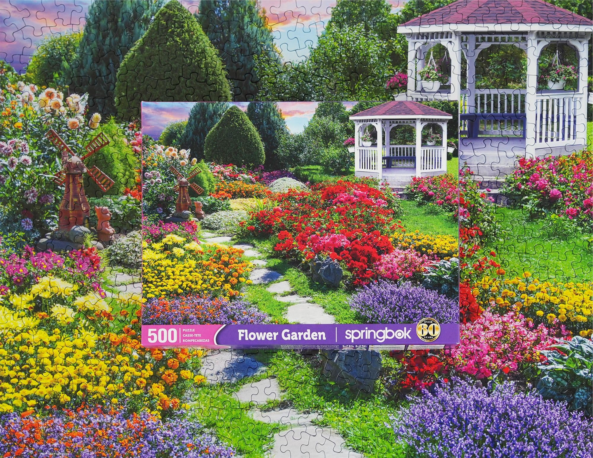 Buy Springbok Flower Garden 500 Piece Puzzle for Adults