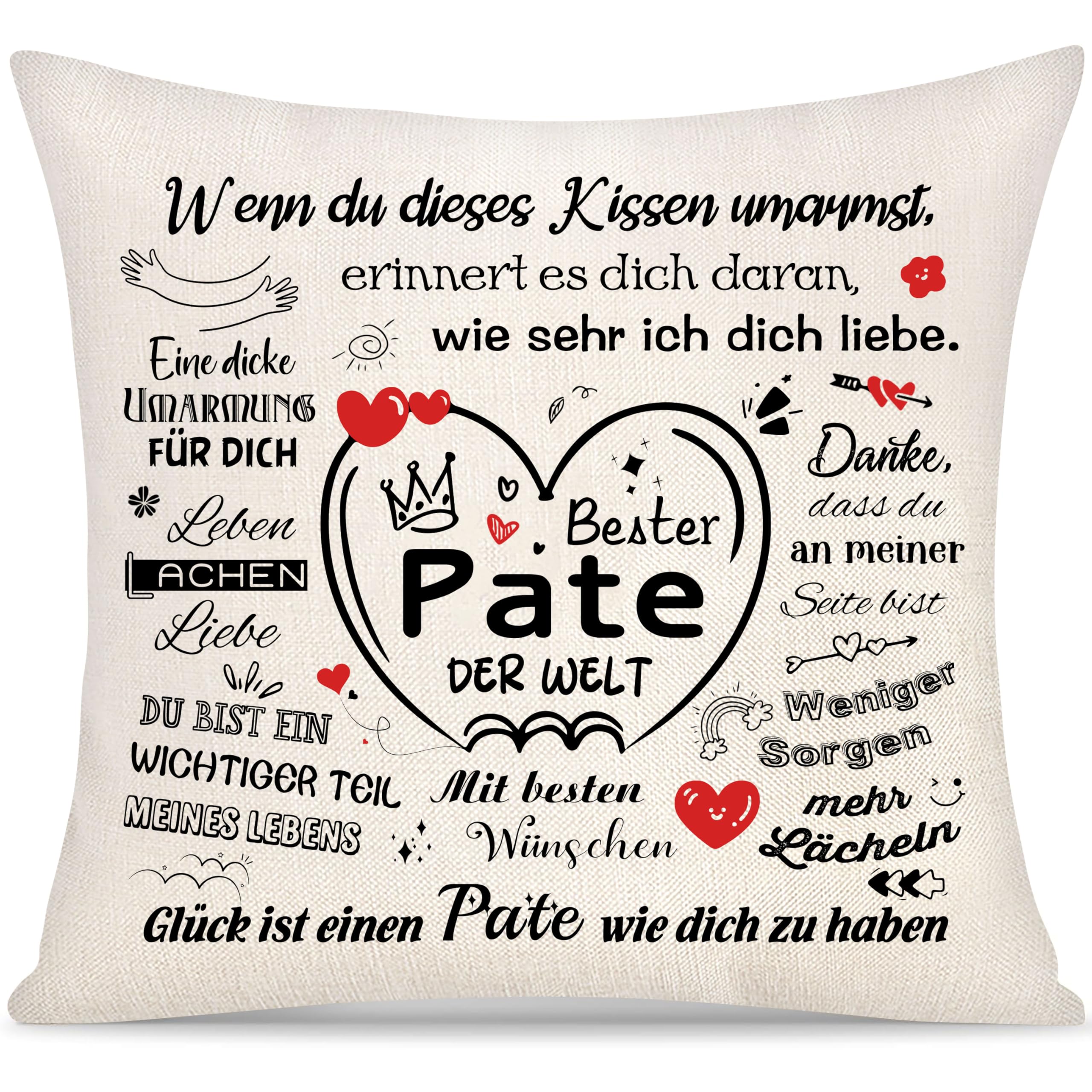 5 Jahre Ehe Hochzeitstag Kissenbezug Geschenk für Frauen Män