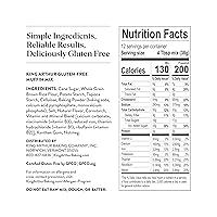 Vista 2 de King Arthur Mezcla de magdalenas de harina, sin gluten, 16 onzas (paquete de 6), color blanco