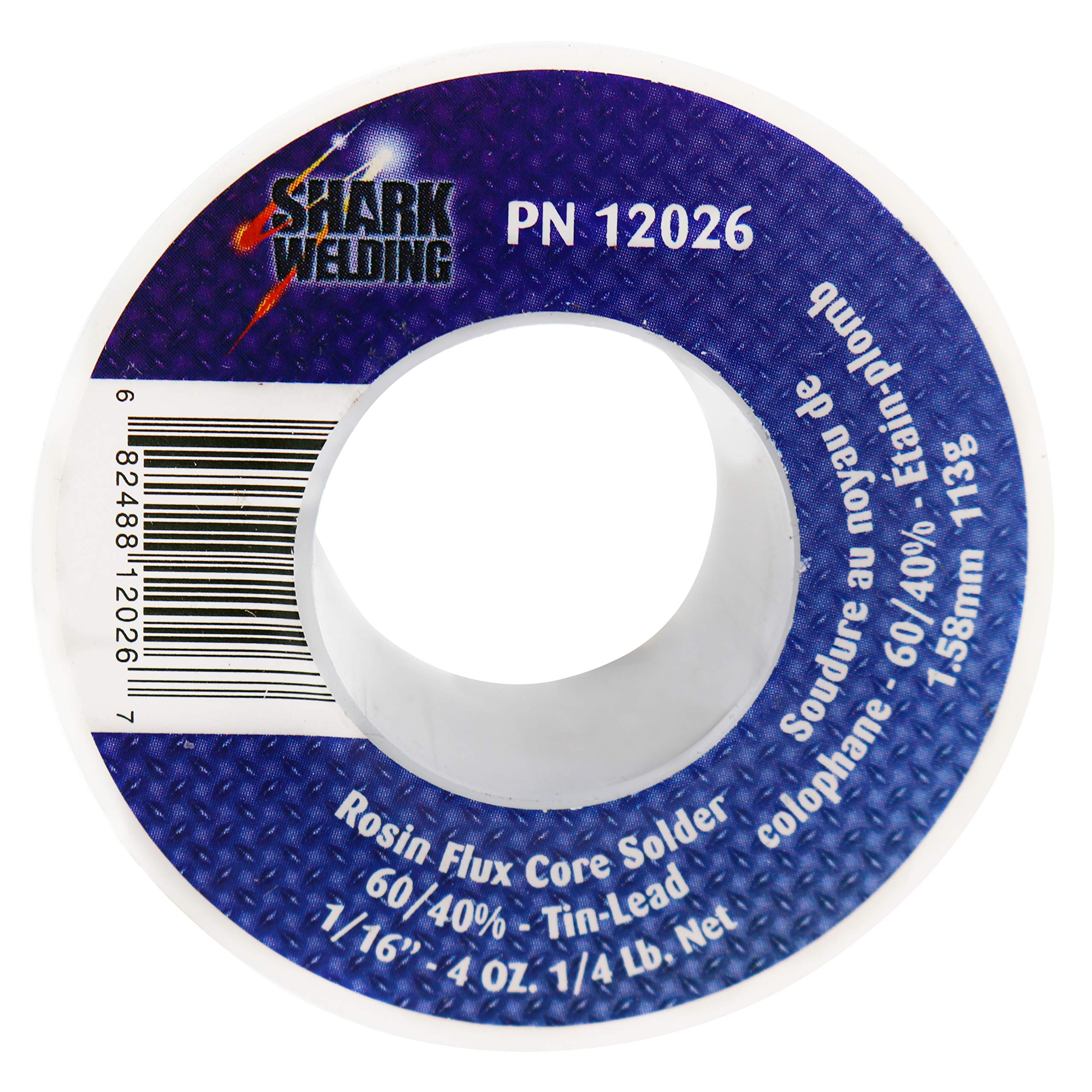 Shark Industries Rosin Flux Core Solder- 1/16