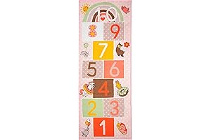 Get Hopping with our Hop & Count Hopscotch Rug: Fun, Learning, and...