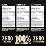 Cedar Valley Pita Chips Variety Pack | 180g (Pack of 6) | Seed Oil Free, Cooked in 100% Coconut Oil | Crisp, Golden & Flaky | No Preservatives, Non-GMO Ingredients | Healthy Snacks Made in Canada