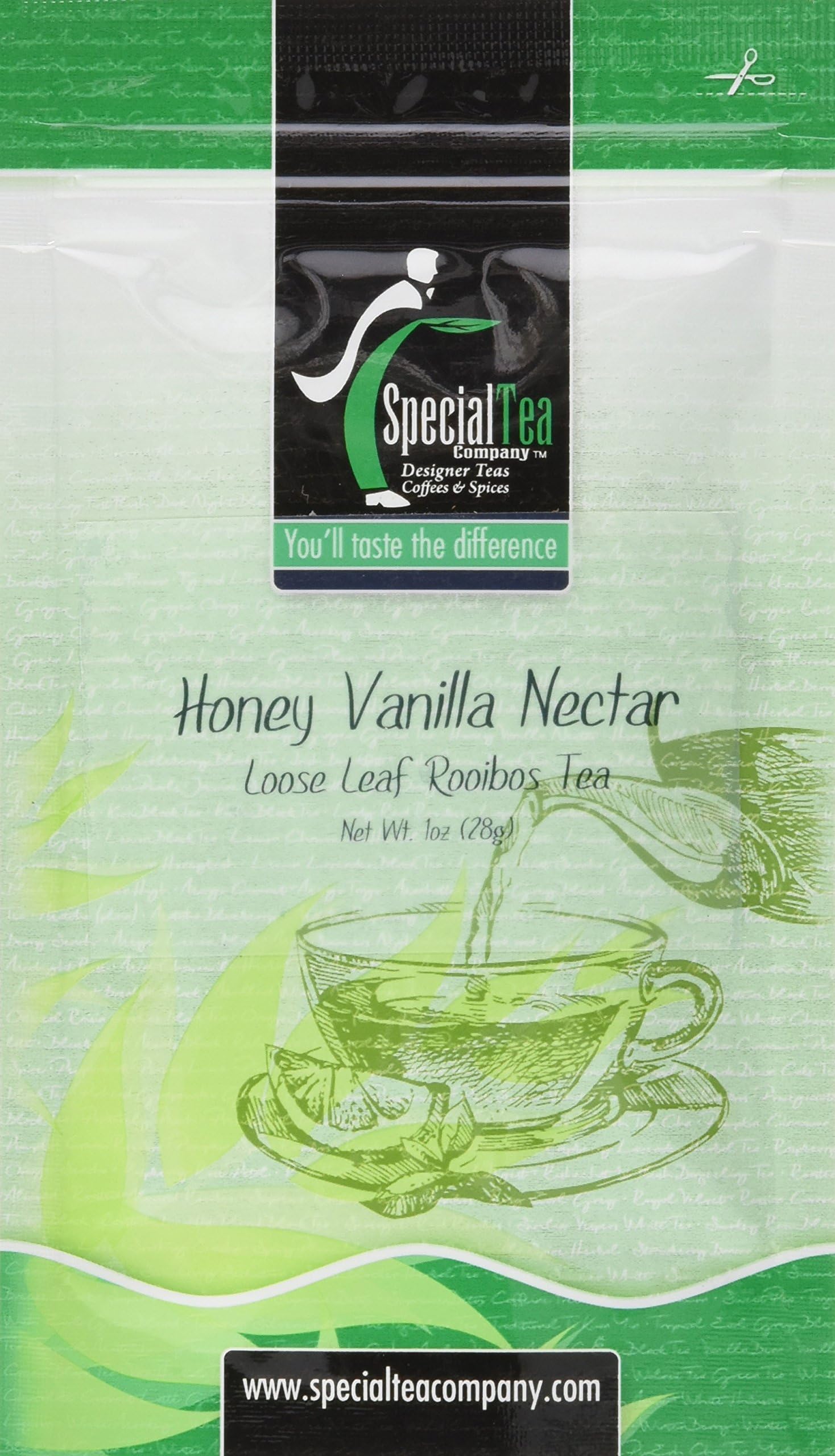 Special Tea Loose Tea Sample Pack, Honey Vanilla Nectar, 1 Ounce