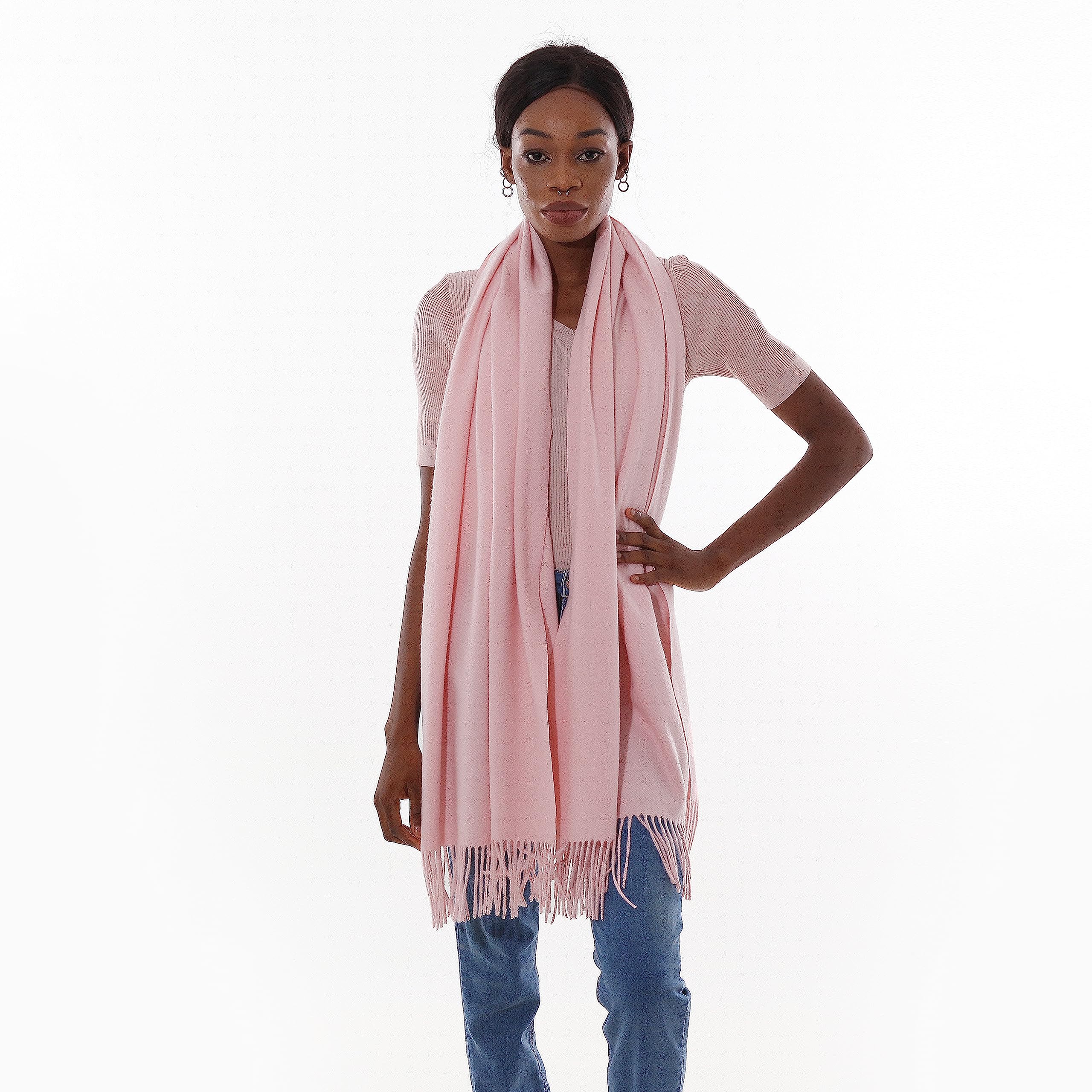 Sciarpa Pashmina Donna Invernale Scialle Sciarpe Elegante Cerimonia Grande Stole Foulard Scialle da Abito Sera