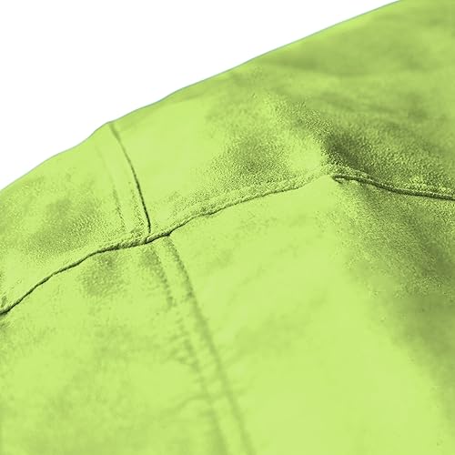 Miniatura 9 de Lumaland Lujoso puf grande de 5 pies con funda de microgamuza, ultra suave, relleno de espuma, sofá puff lavable para niños, adolescentes y adultos,