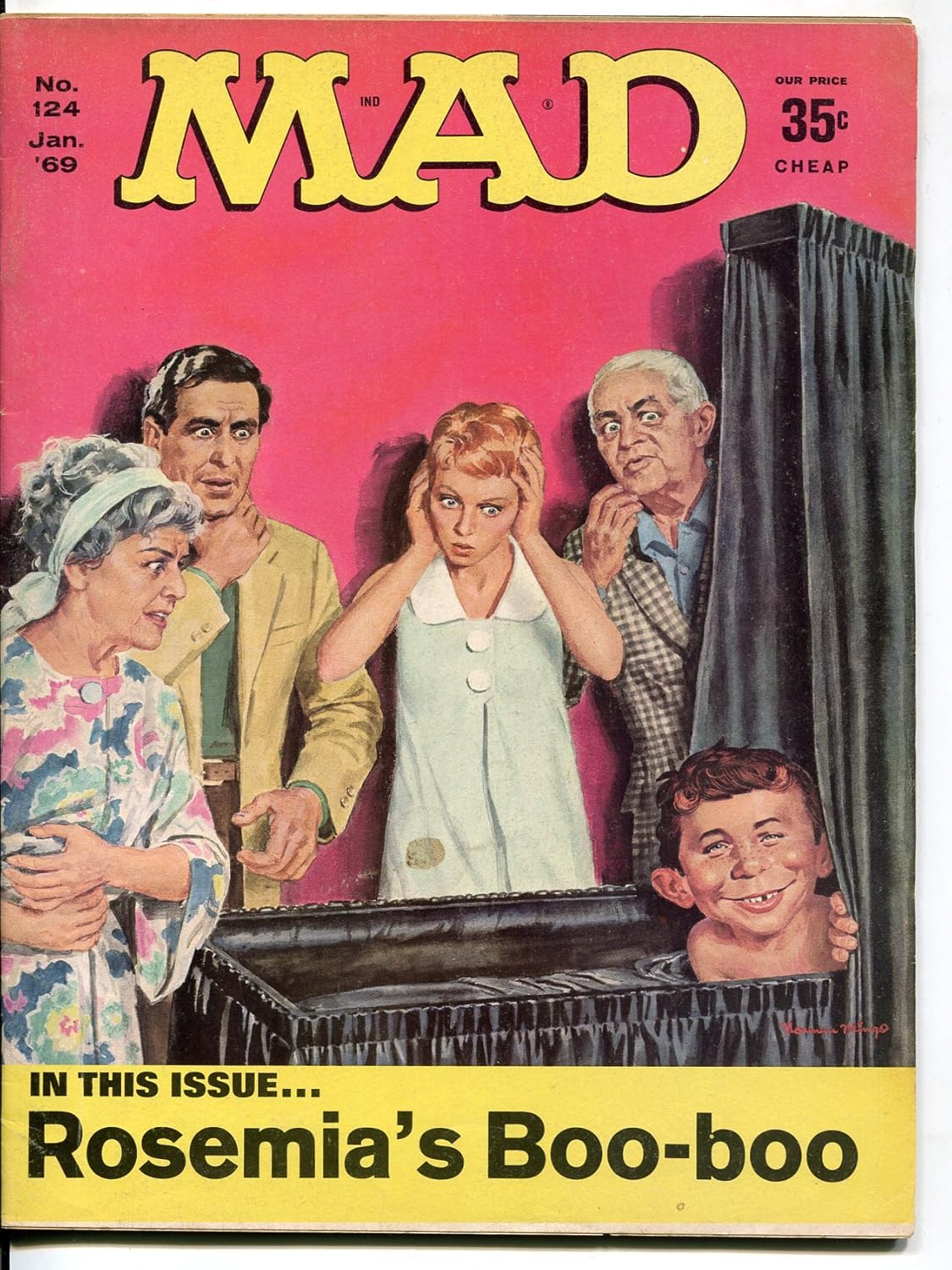 Mad-Magazine-#124-1969-Mingo-Mort Drucker-Don Martin-David Berg