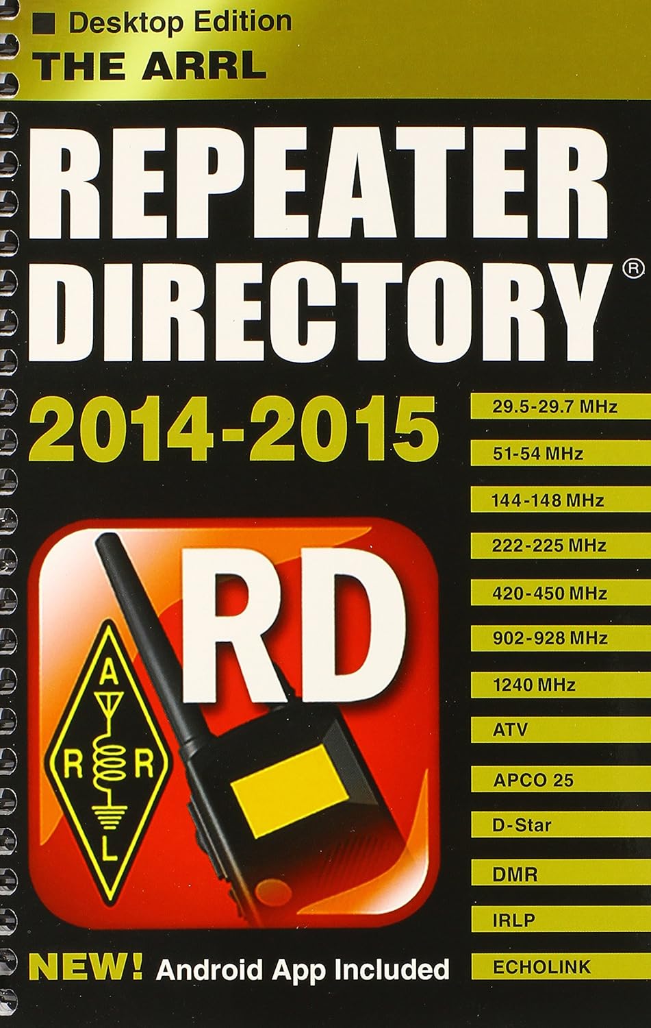ARRL Repeater Directory 2014/2015 Desktop ARRL Inc. 9781625950123 Books