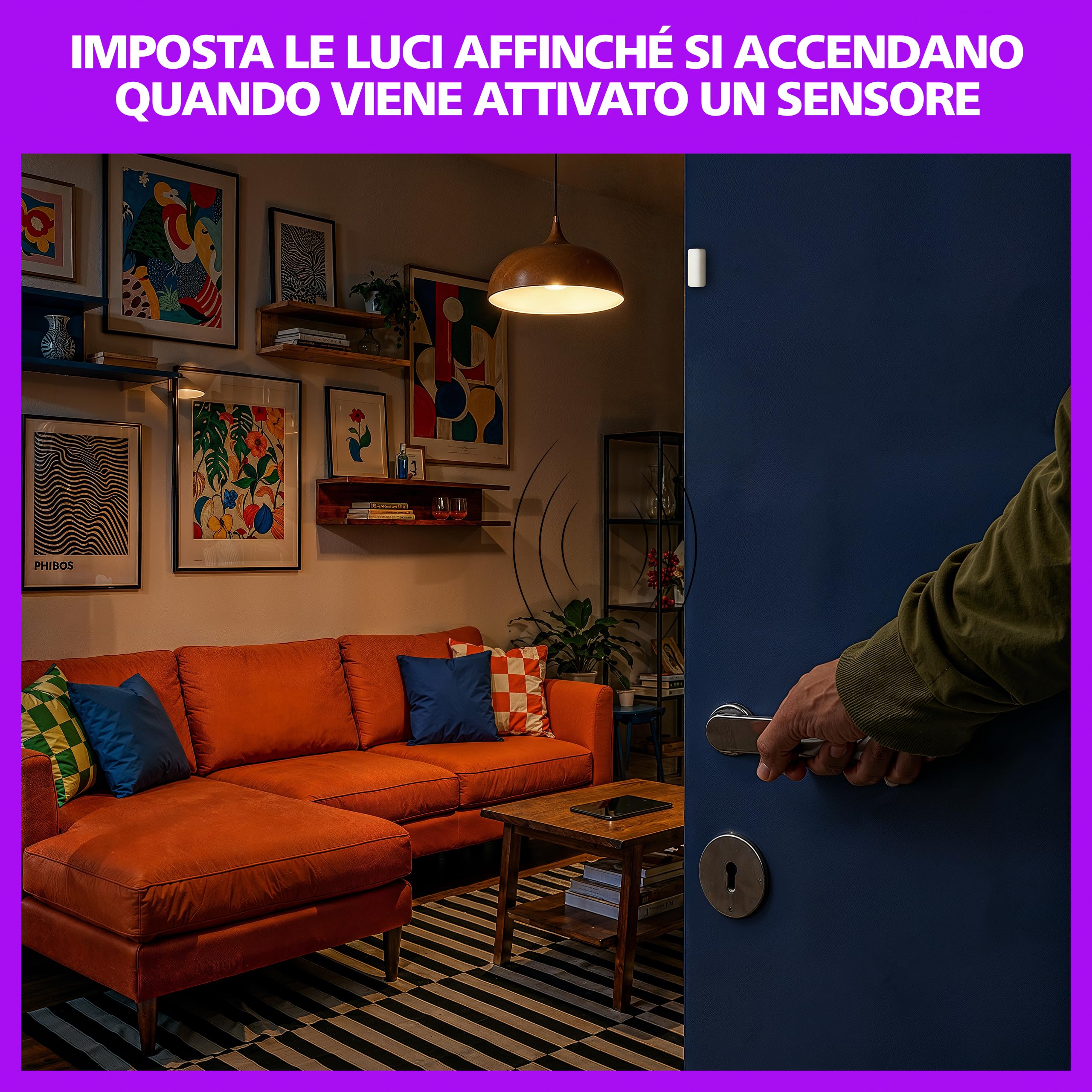 Philips Smart Lighting Sensore di contatto smart, Confezione da 2