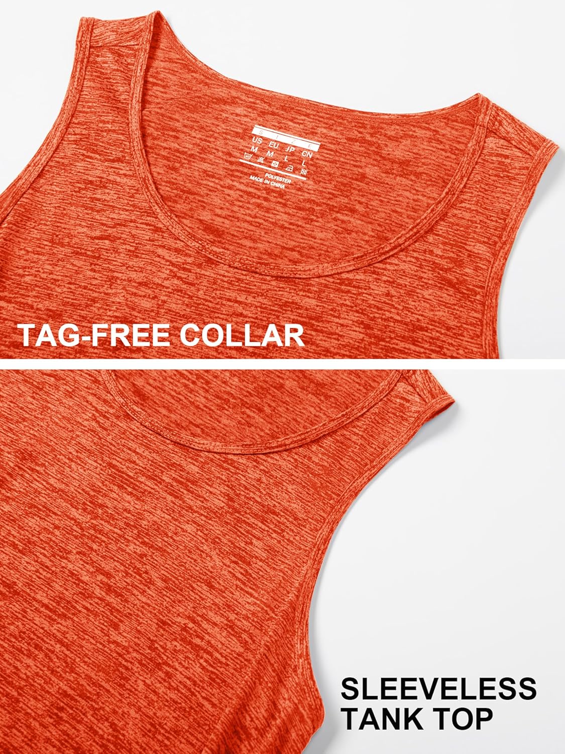 MAGCOMSEN Men's Tank Tops Quick Dry Workout Sleeveless Gym Muscle Shirts Athletic Bodybuilding Tee Shirt - Image 6