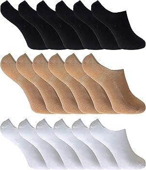 Reslad Füßlinge Reslad Unsichtbare Sneaker Socken  6xPaar  Damen Herren Mit Silikonp 6 Paar Rutschfeste Unsichtbare Fuesslinge Unisex S0x0x0t6