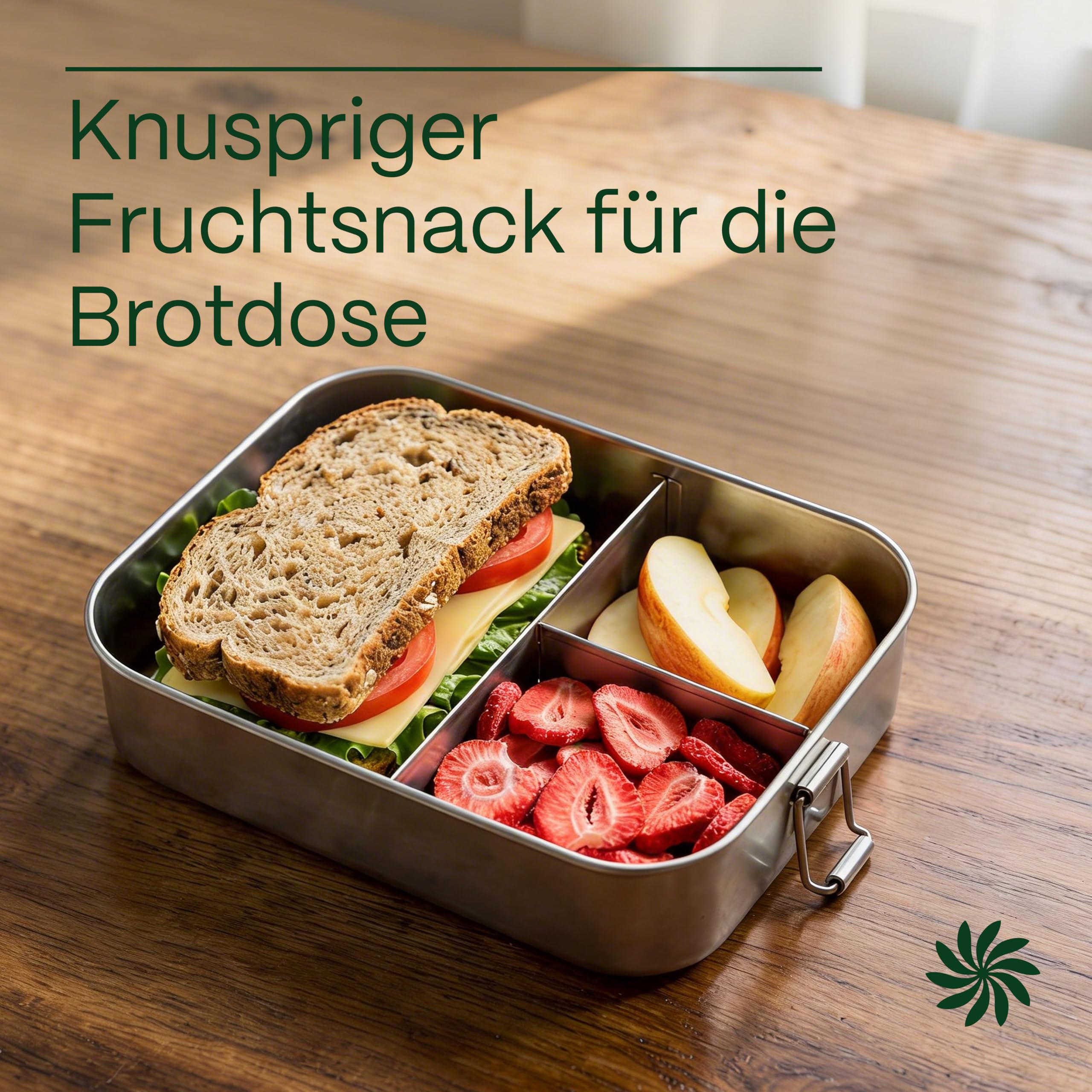 GreatVita Gefriergetrocknete Erdbeeren 400g - Knusprige Erdbeerscheiben ohne Zuckerzusatz - Gefriergetrocknete Früchte - Freeze-Dried Strawberries - Snack & Topping für Müsli, Joghurt & Smoothies
