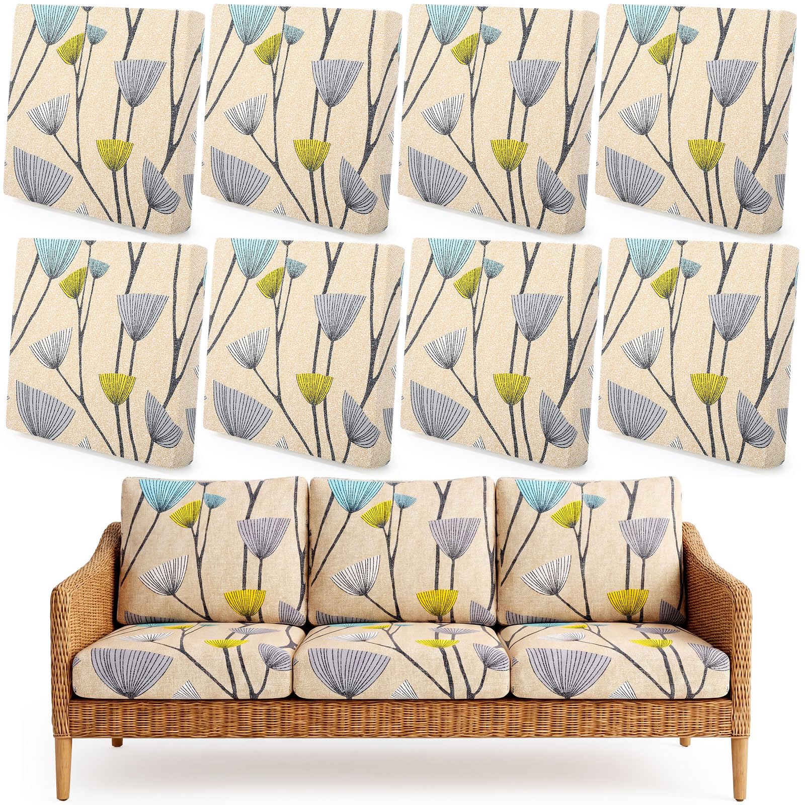 Outdoor Sofa Covers - Floral Stretch Slipcovers -13 Outdoor Sofa Covers - Floral Stretch Slipcovers -13