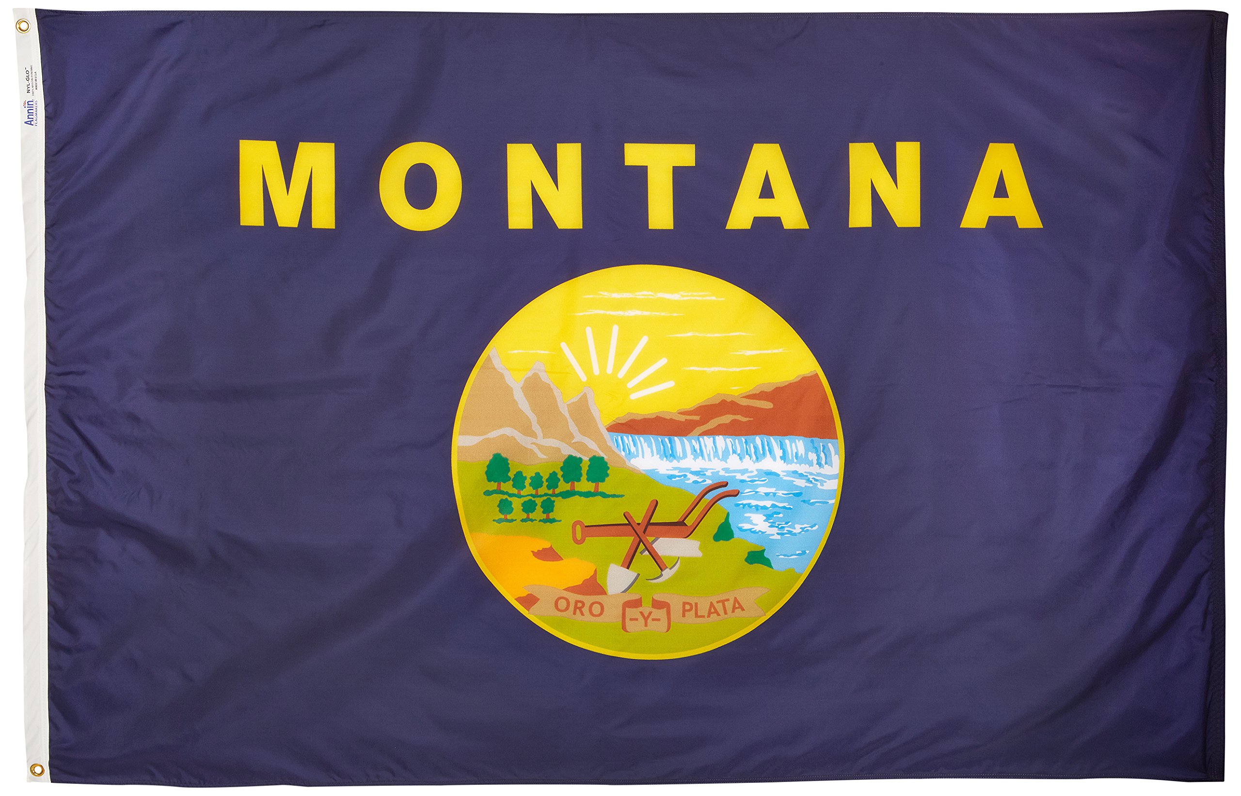 Amazon.com : Annin Flagmakers Montana State Flag USA-Made to