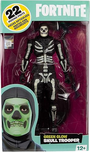 Vista 6 de Fortnite Green Glow Skull Trooper McFarlane Toys