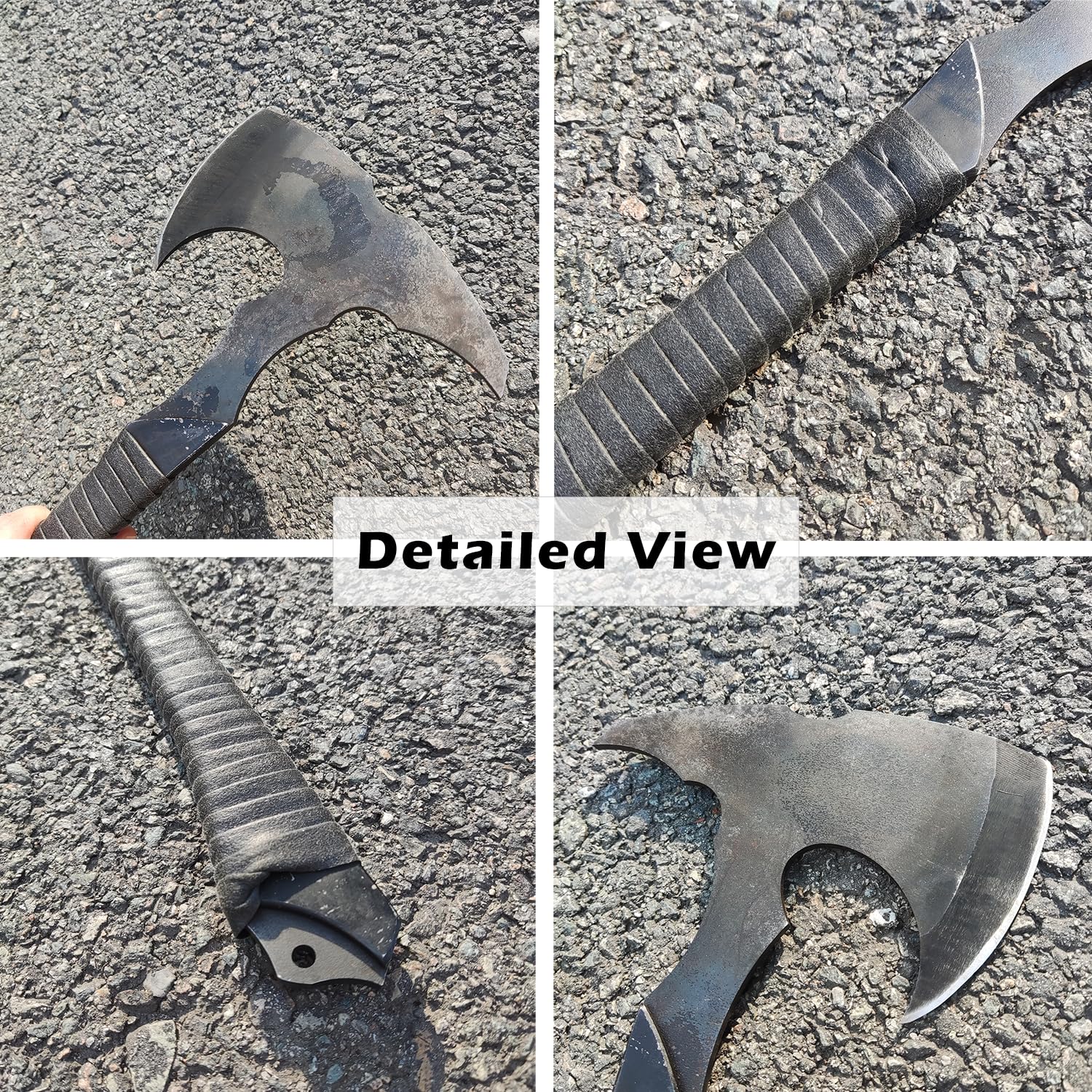 41 cm Full Tang Taktischer Tomahawk Survival Beil Axt mit Scheide für die Praxis, Outdoor-Gebrauch, Sammlung