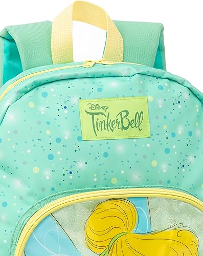 Miniatura 5 de Disney Tinker Bell - Mochila con purpurina verde con correas ajustables para niñas, Verde, Tamaño único