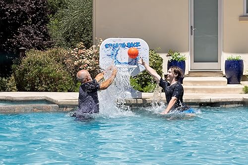 Miniatura 7 de Juego de baloncesto Poolmaster Splashback junto a la piscina Azul