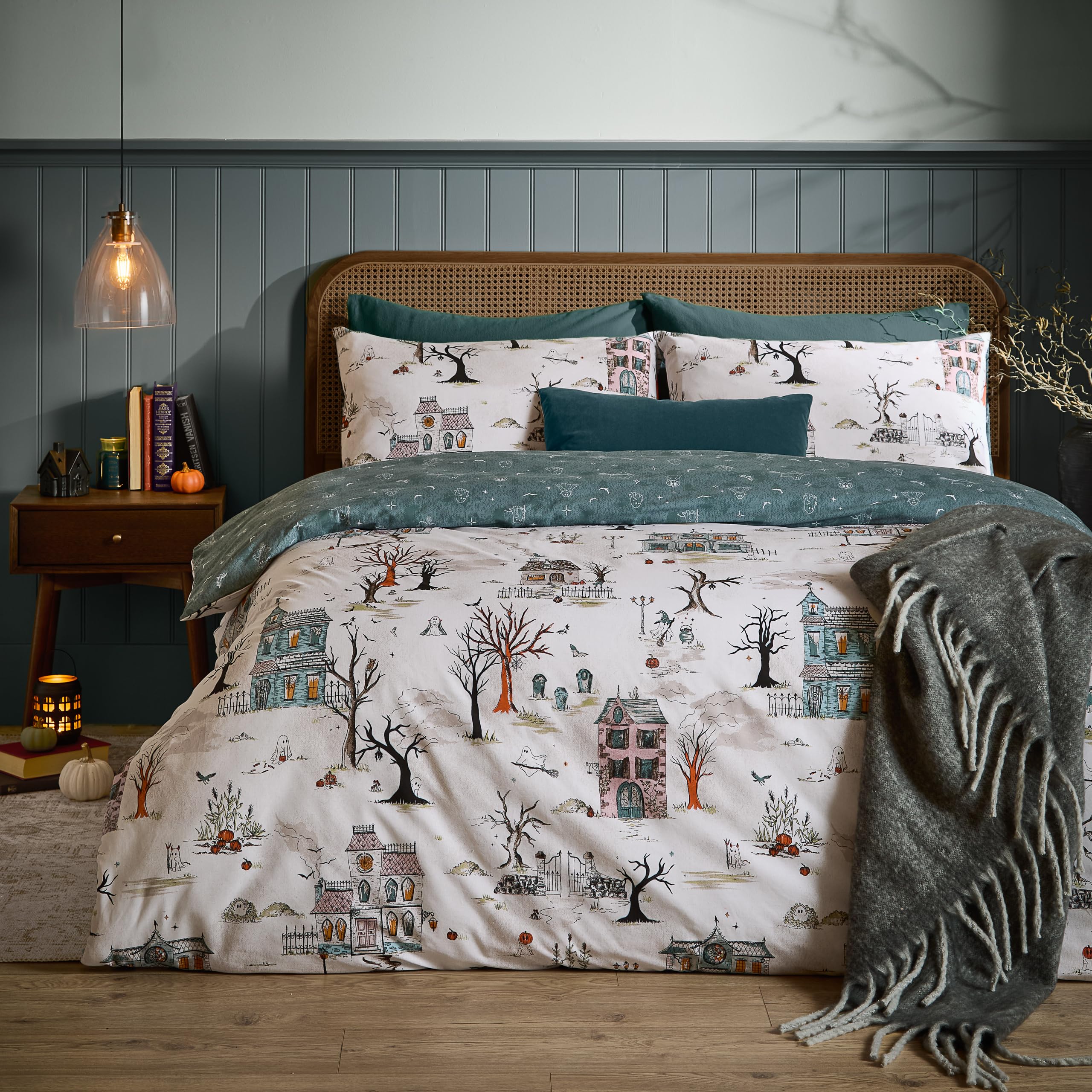 furn. Ghost Town Duvet Cover Set (Dusk - Double)