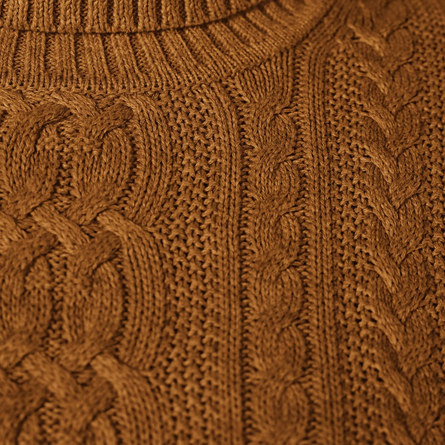 Amazon Essentials Women's Fisherman Cable Turtleneck Sweater (Available in Plus Size) - Image 7