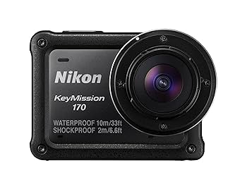 Nikon - Nikon 防水アクションカメラ KeyMission 360 BK ブラック Amazon | Nikon 防水アクションカメラ KeyMission 360 BK