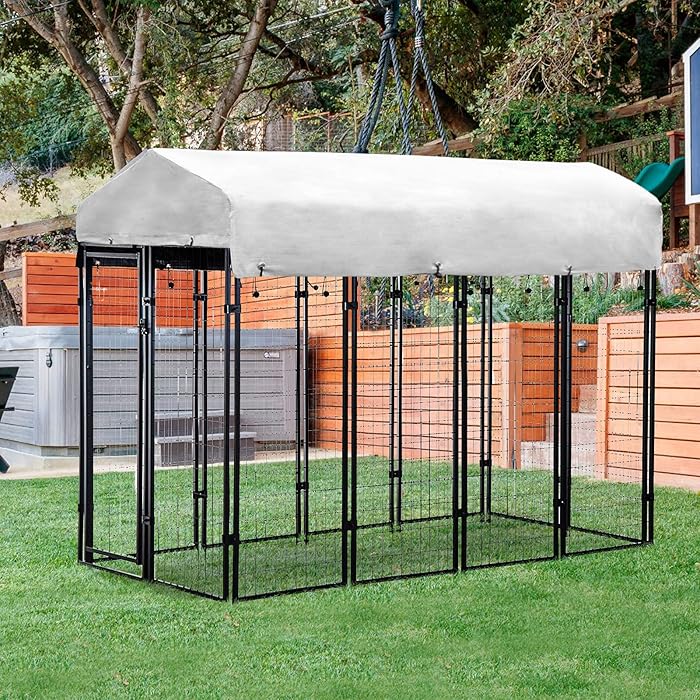 Buy Dog Playpen House Heavy Duty Large Outdoor Dog Kennel Galvanized